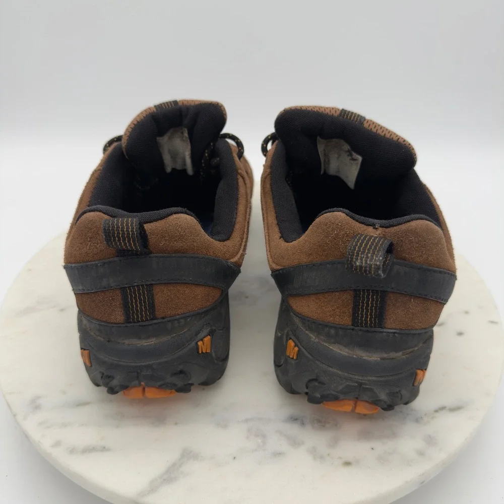 Merrell Reflex II Hiking Shoes Mens Size 8 Brown Suede Low Top Trail Sneakers 8M